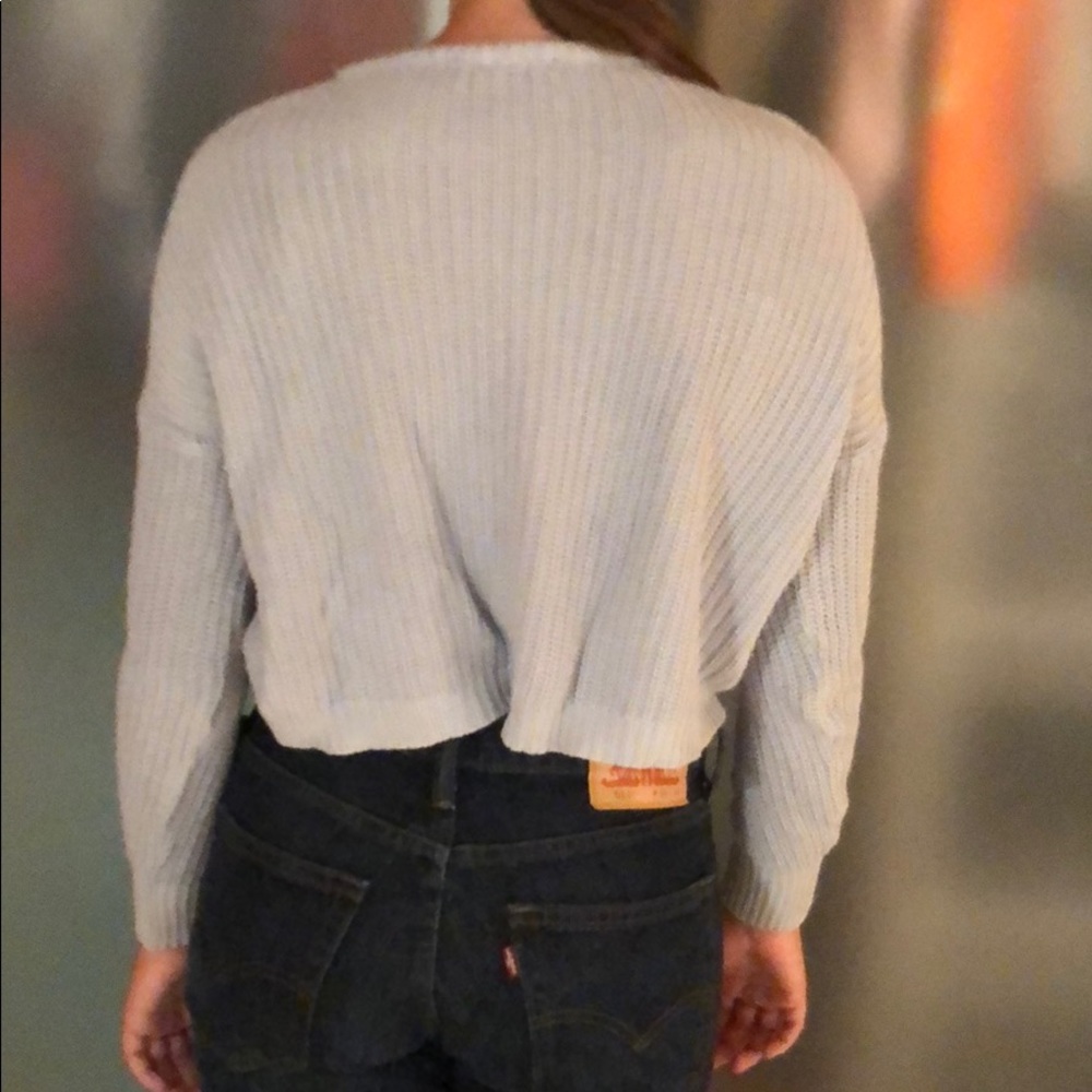 Cropped sweater